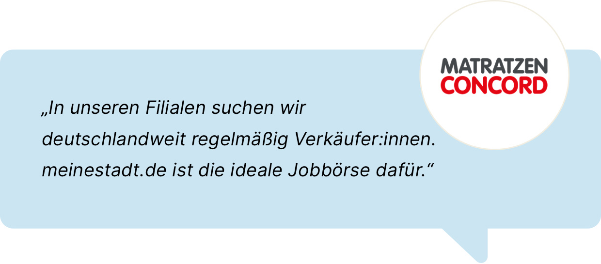 Partnerzitat Matrazen Concord