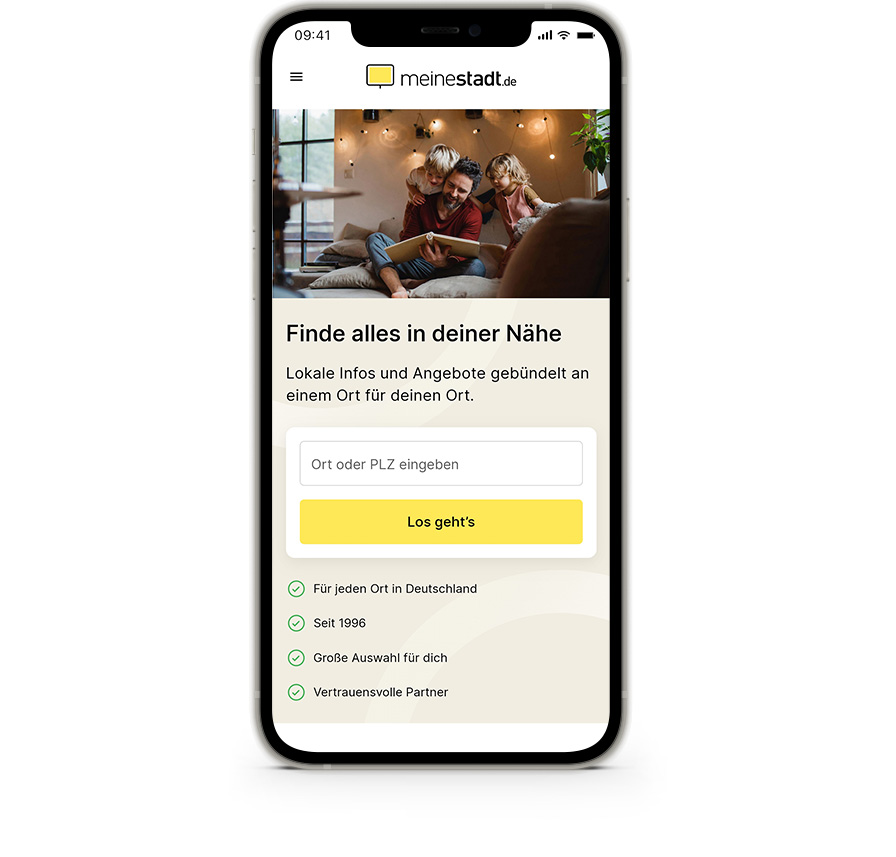 Produktscreen auf einem iPhone