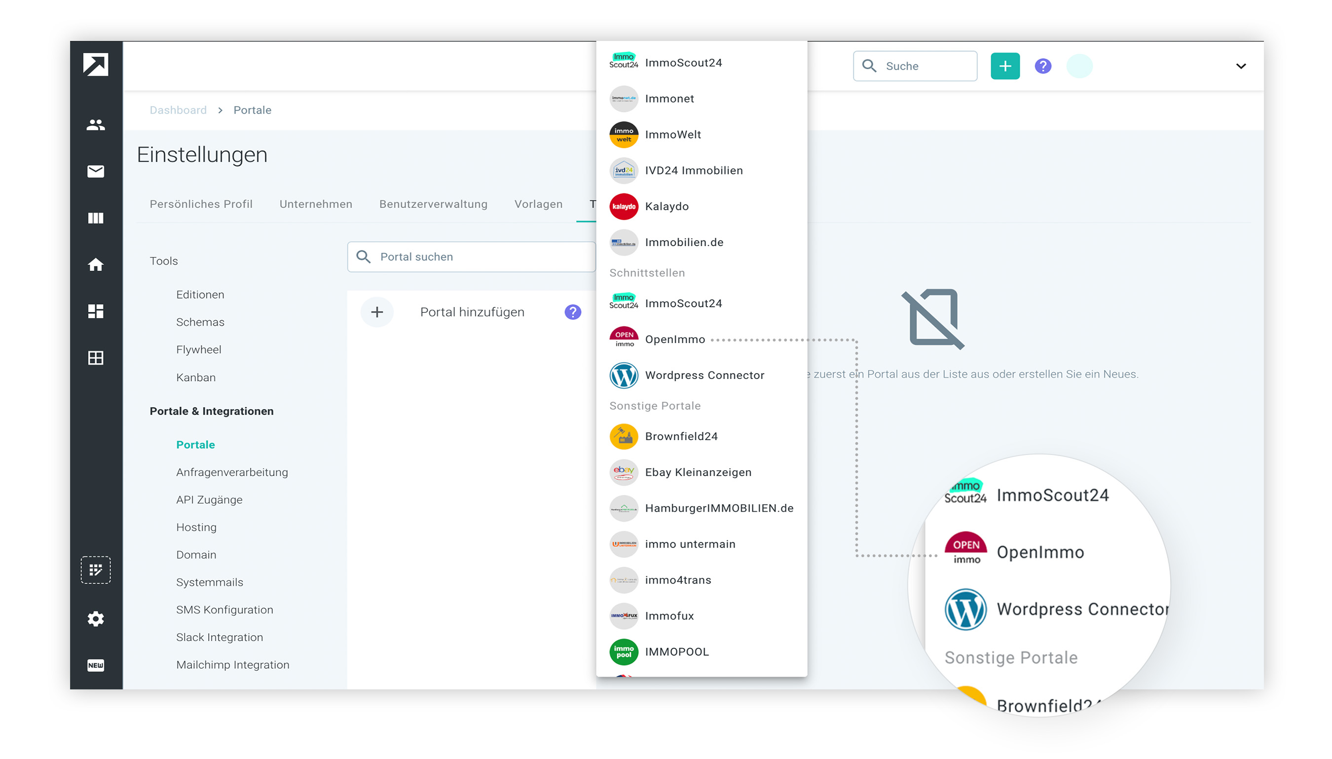 Screenshot Flowfact OpenImmo